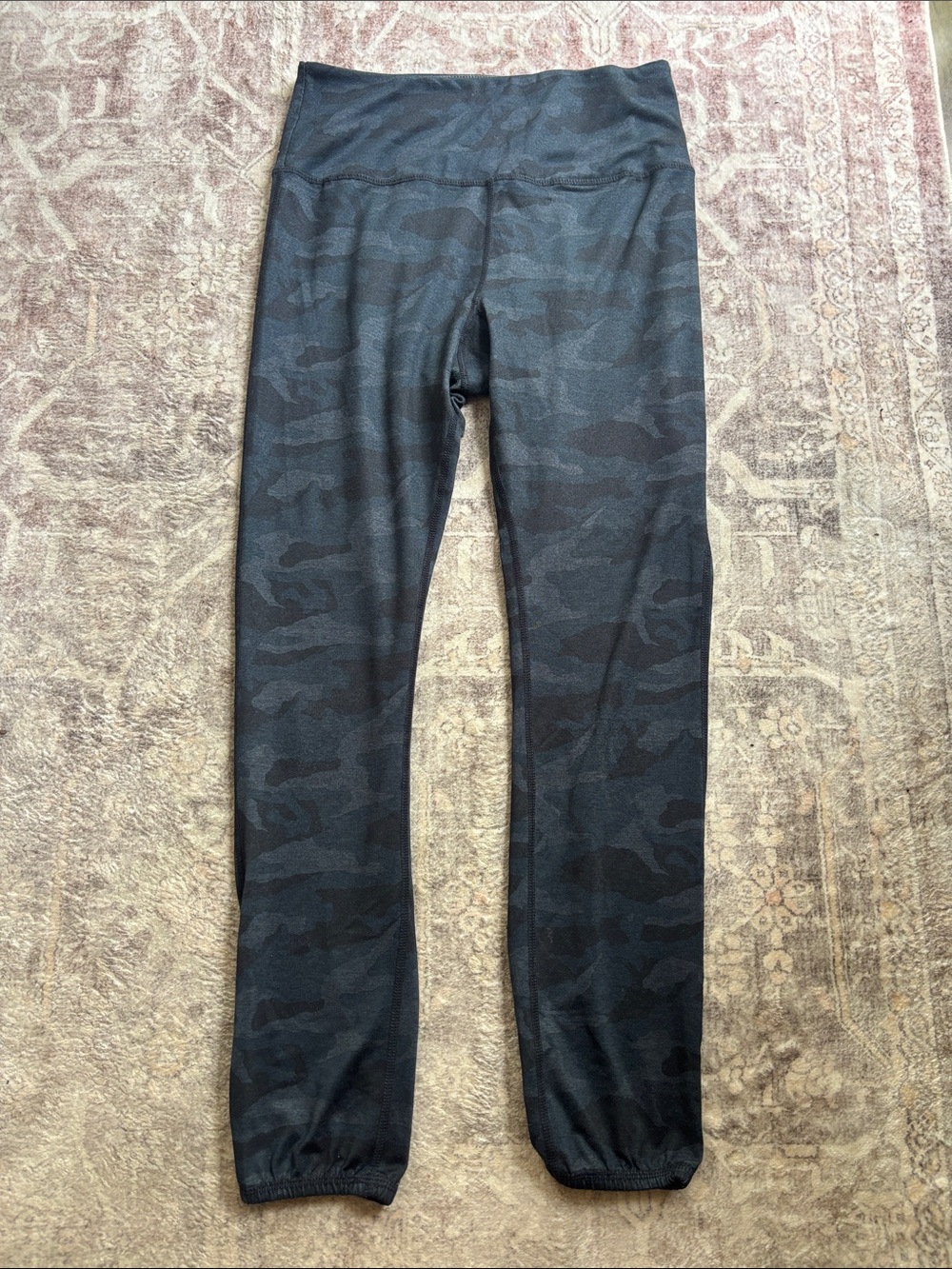 Men's Black Camo Performance Jogger Pants